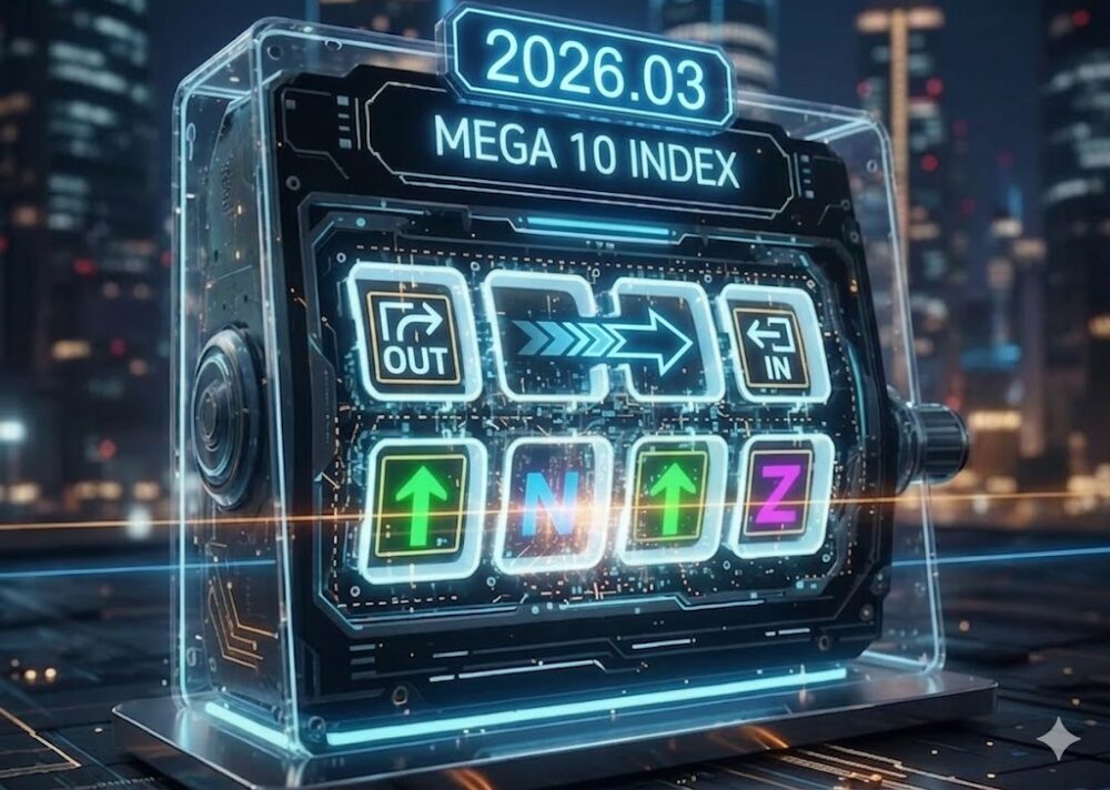 2026年3月メガ10は銘柄入れ替えなし！今後の入れ替えやfang+との比較は？