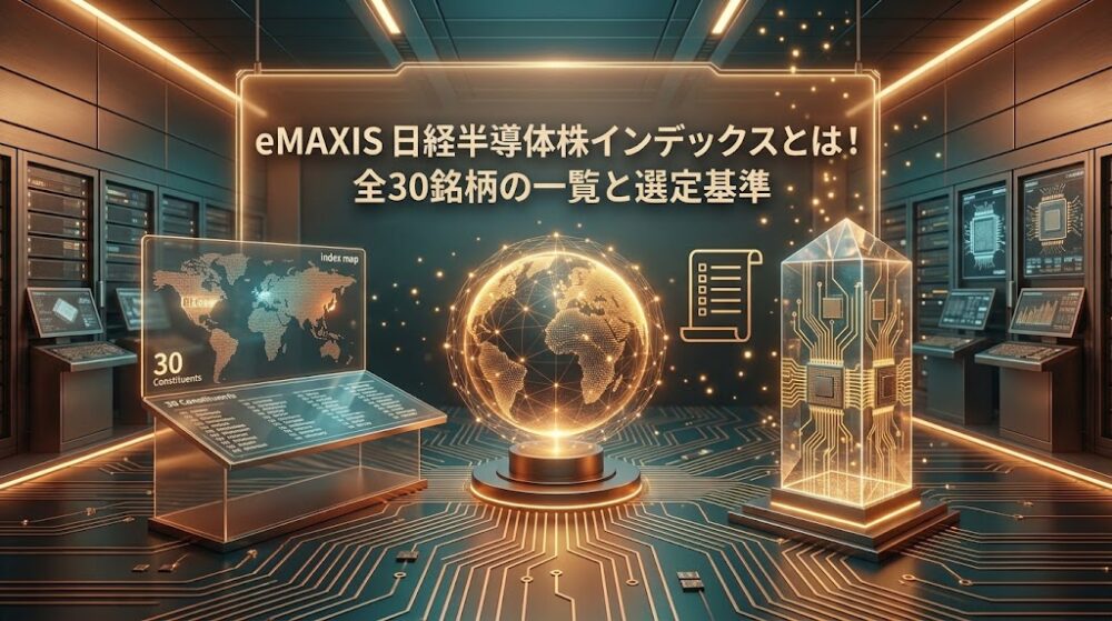 eMAXIS 日経半導体株インデックスとは！全30銘柄の一覧と選定基準